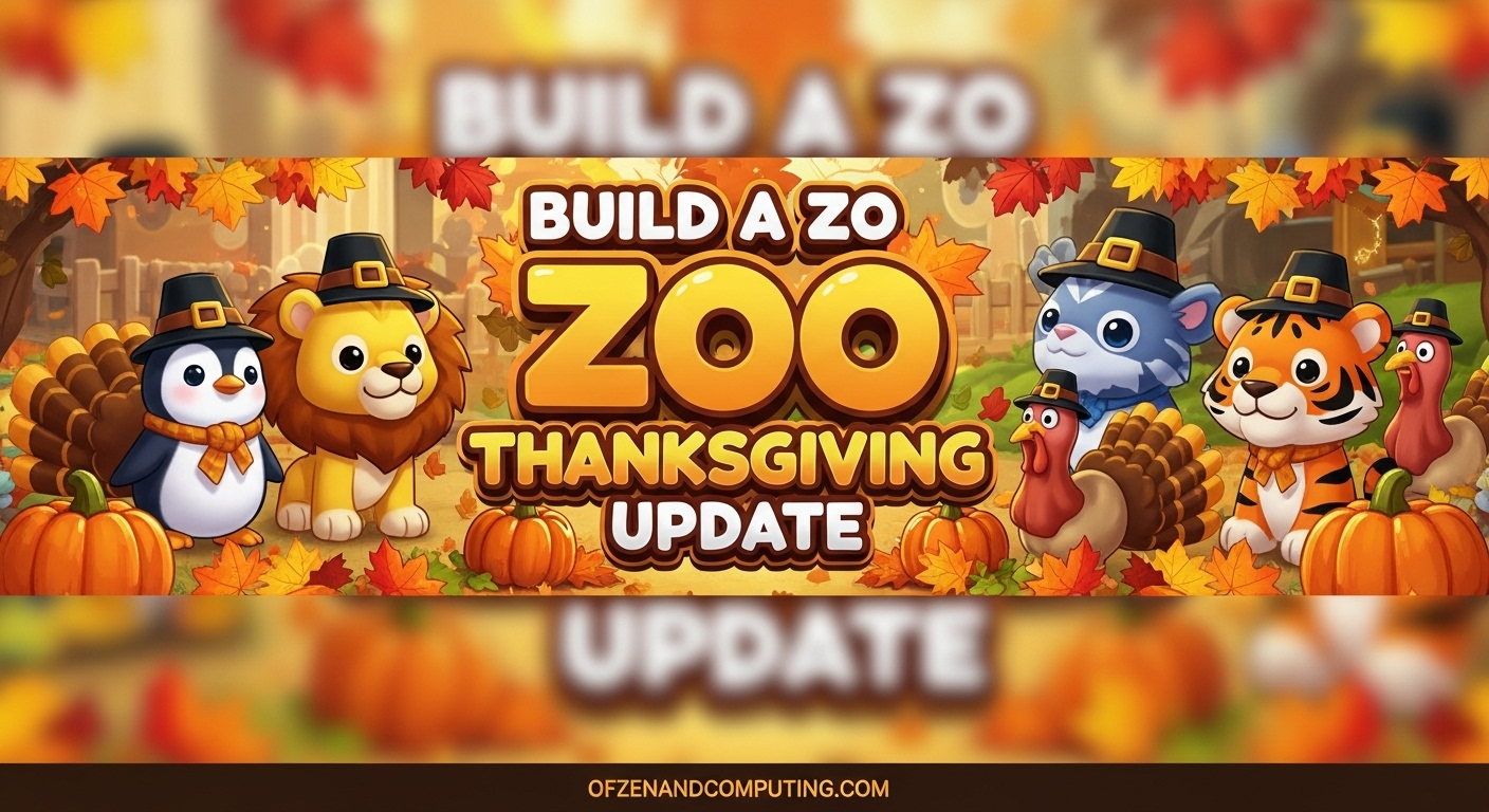 Build a Zoo Thanksgiving Update Release Time