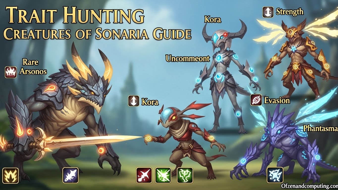 Creatures of Sonaria Trait Hunting