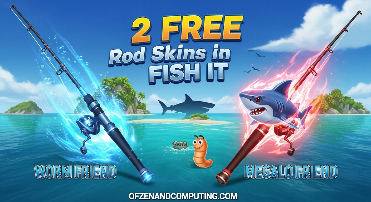 Free Rod Skins You Can Get in Roblox Fish It