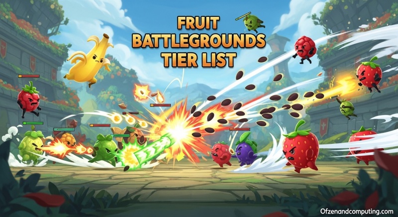 Fruit Battlegrounds Tier List