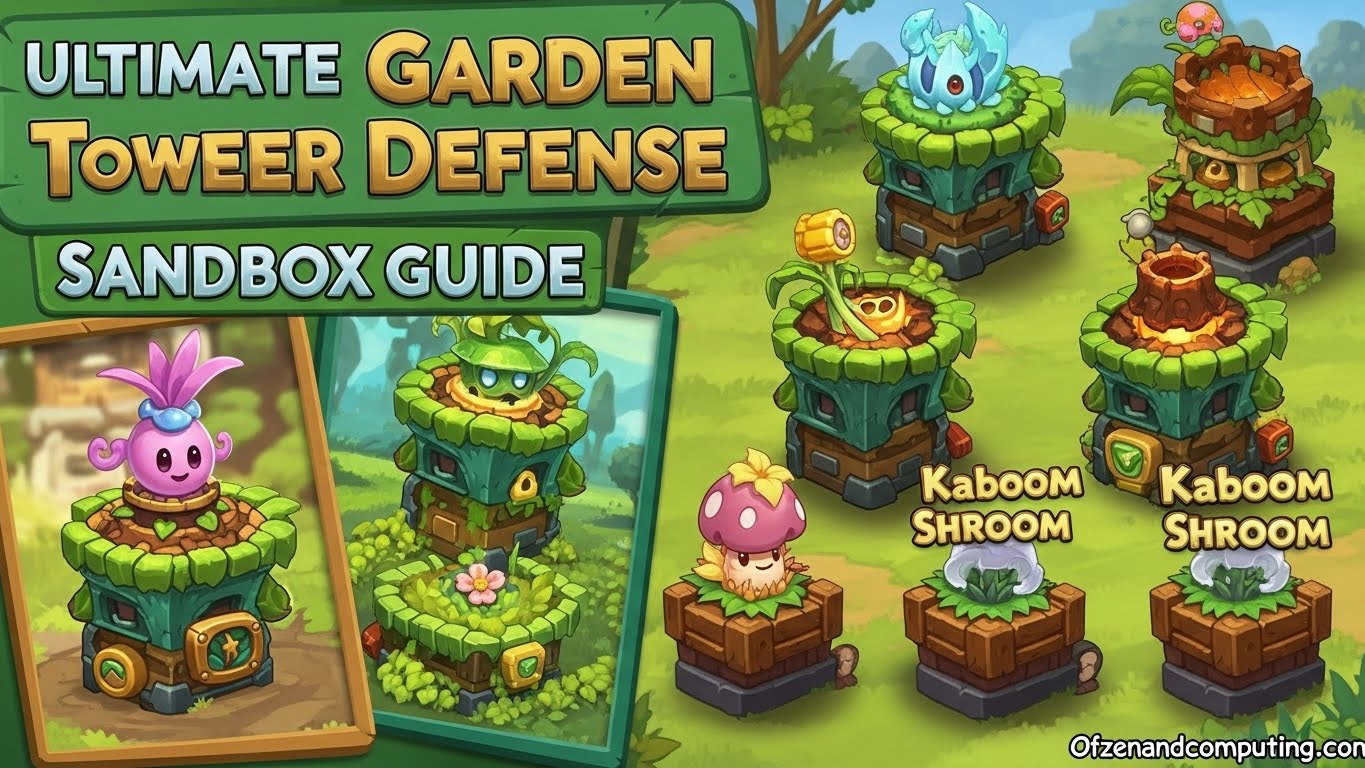 Garden Tower Defense Sandbox Mode