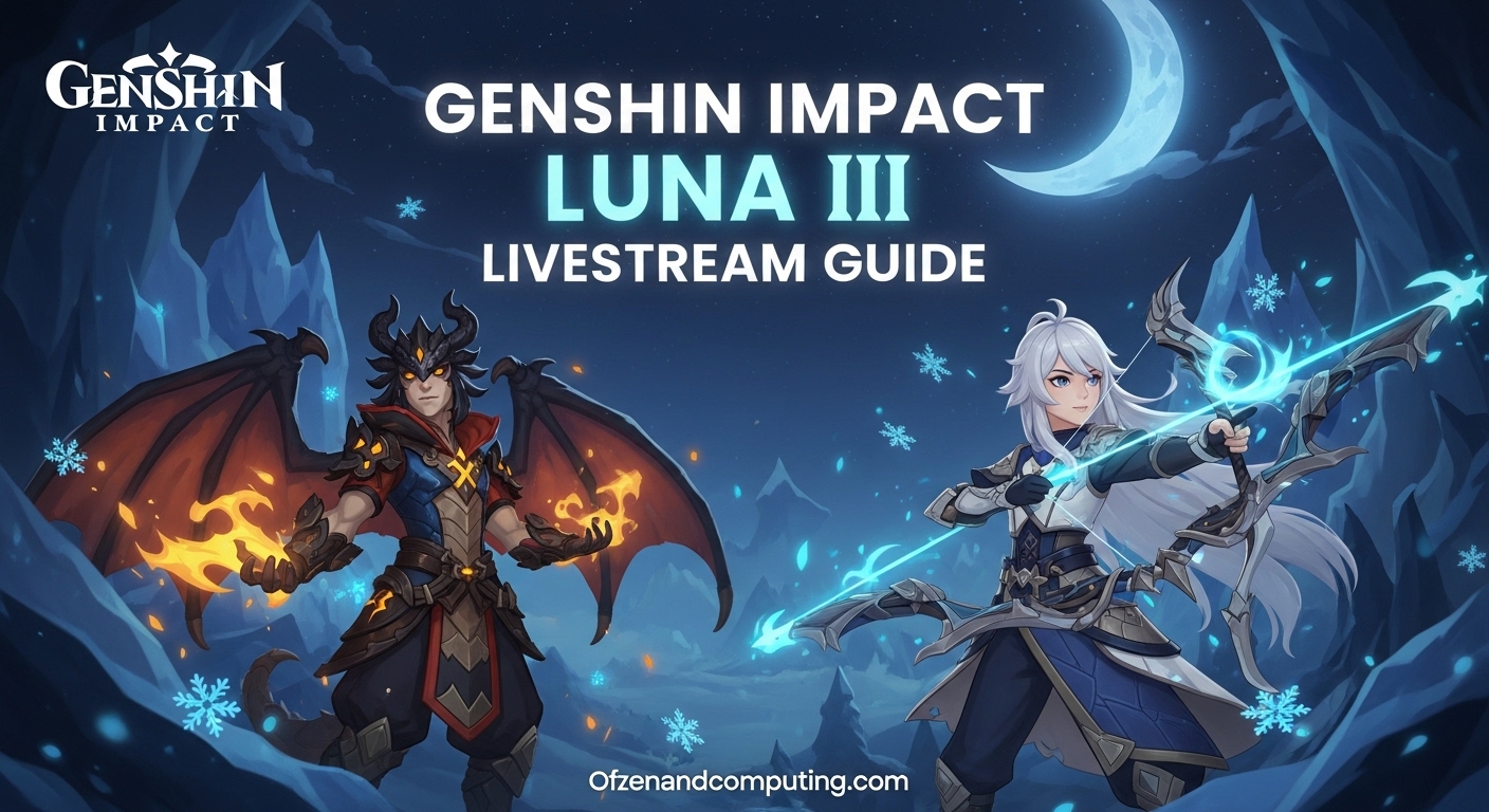 Genshin Impact Luna III 6.2 Livestream