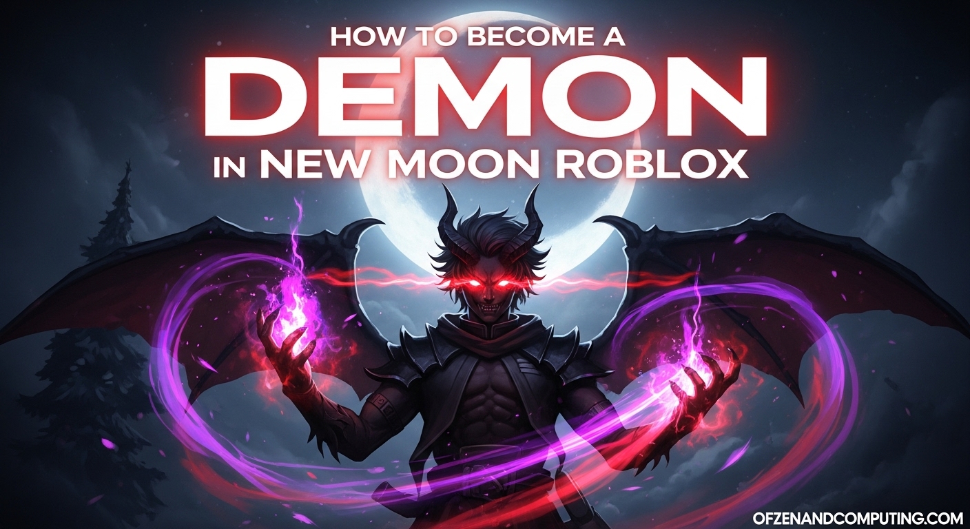 How to Become a Demon in New Moon Roblox