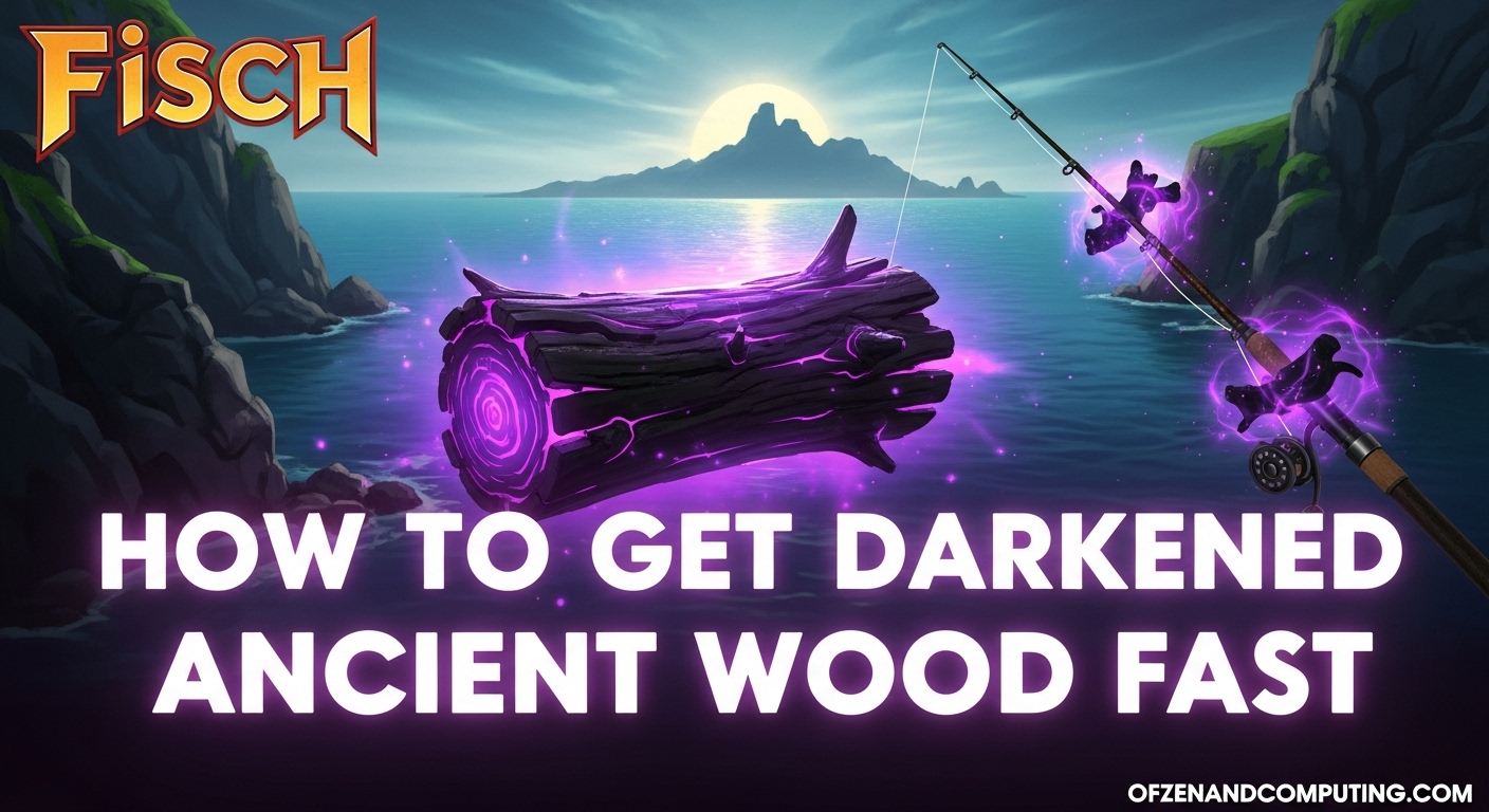 How to Get Darkened Ancient Wood in FISCH