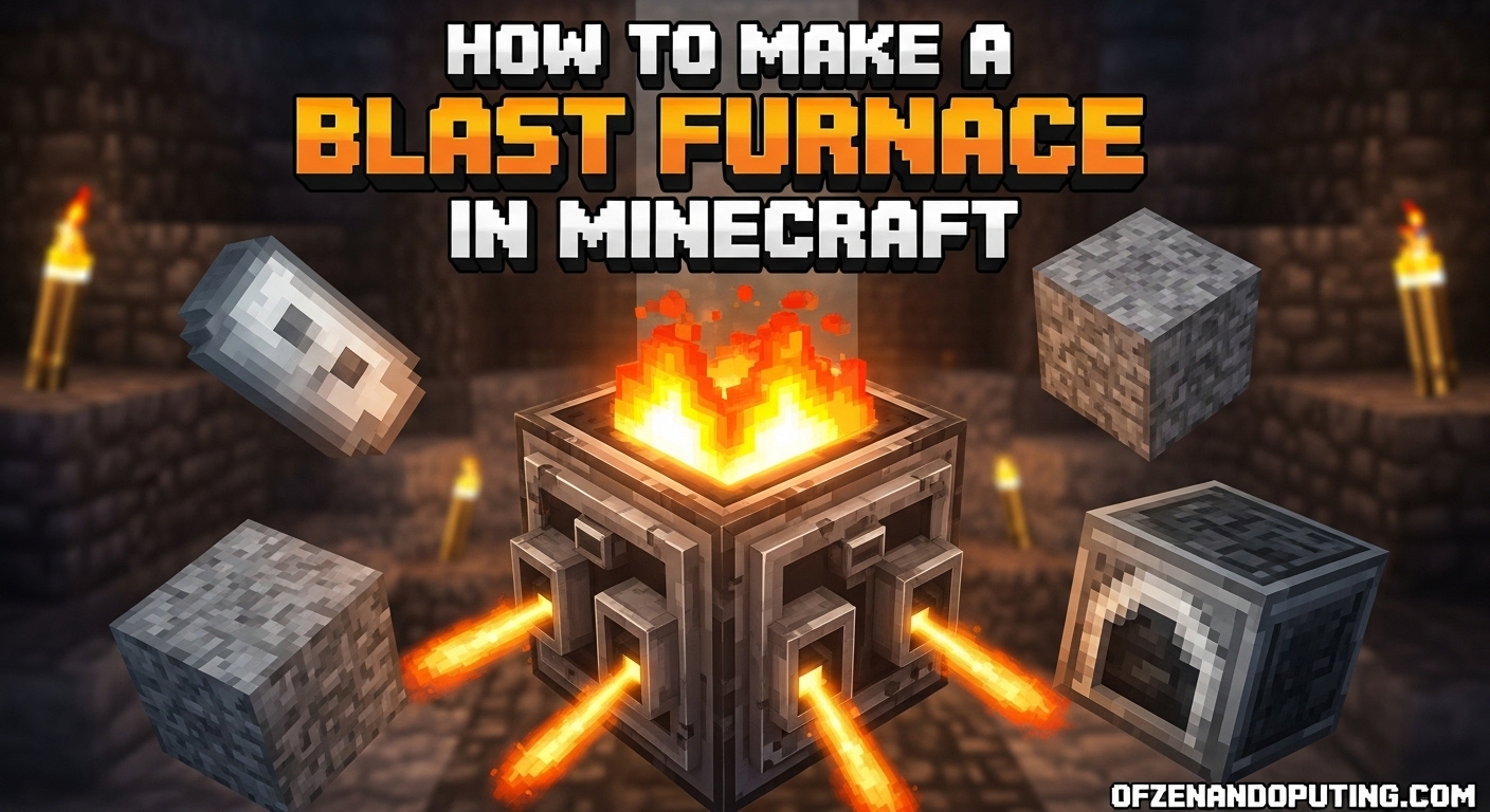 How to Make a Blast Furnace in Minecraft