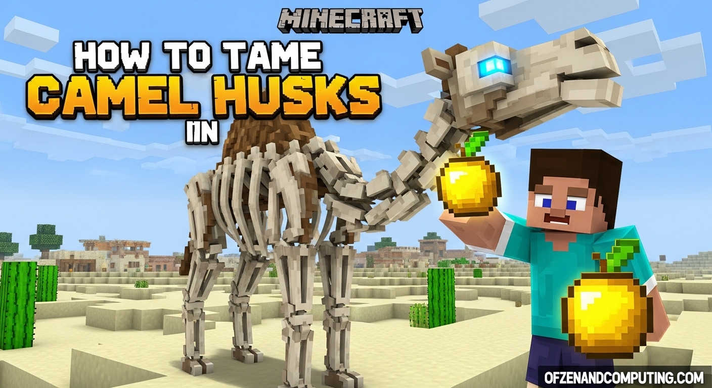 How to Tame Camel Husks in Minecraft