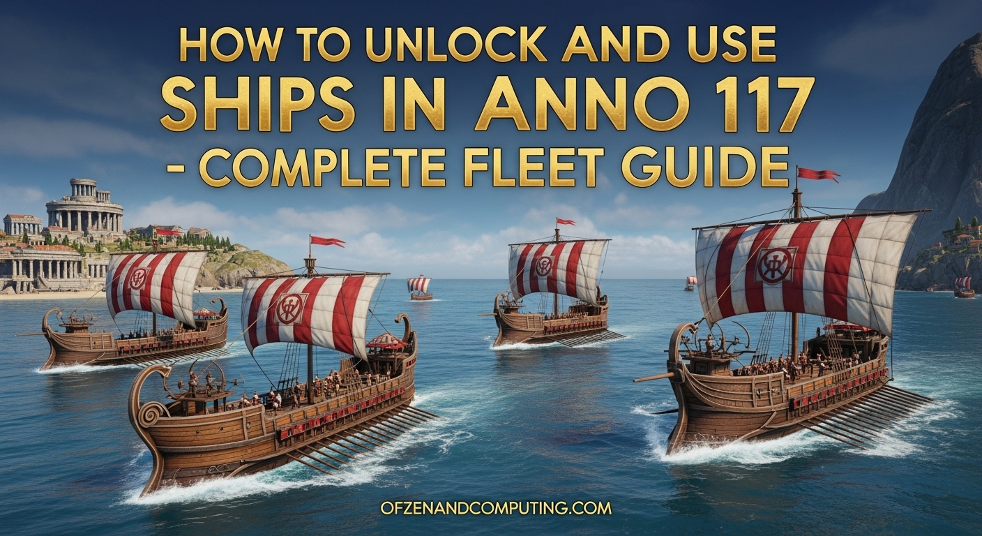 How to Unlock and Use Ships in Anno 117