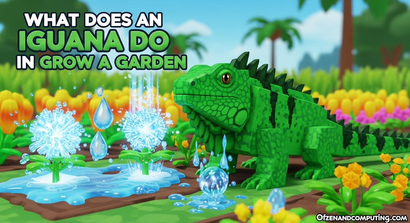 Iguana Pet in Grow a Garden