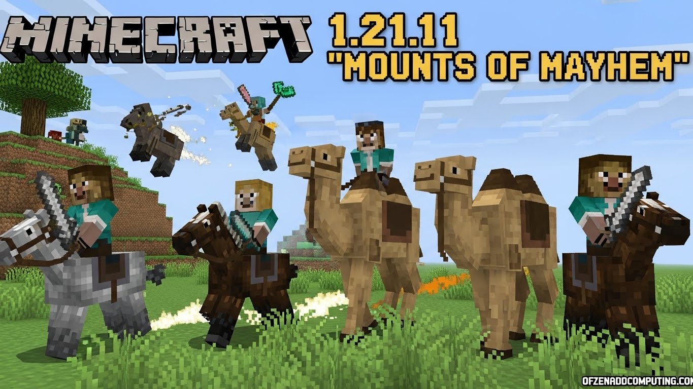 Minecraft 1.21.11 'Mounts of Mayhem' Release Date
