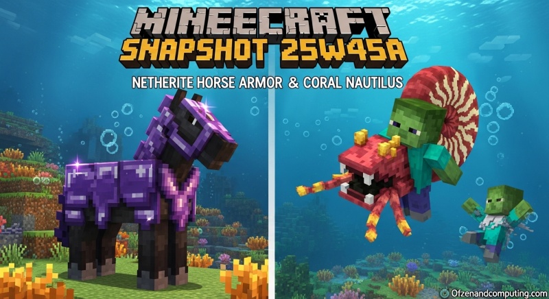 Minecraft Snapshot 25W45A