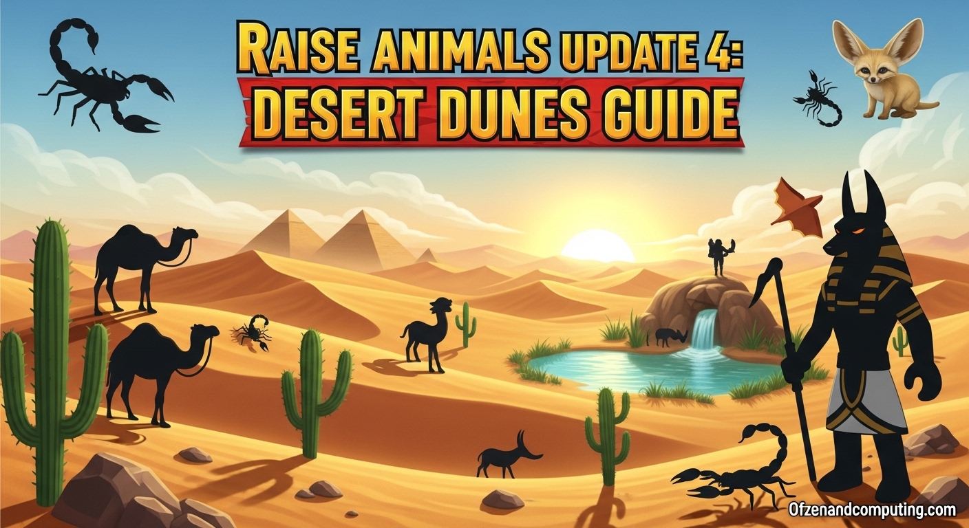 Raise Animals Desert Dunes Update 4 Guide