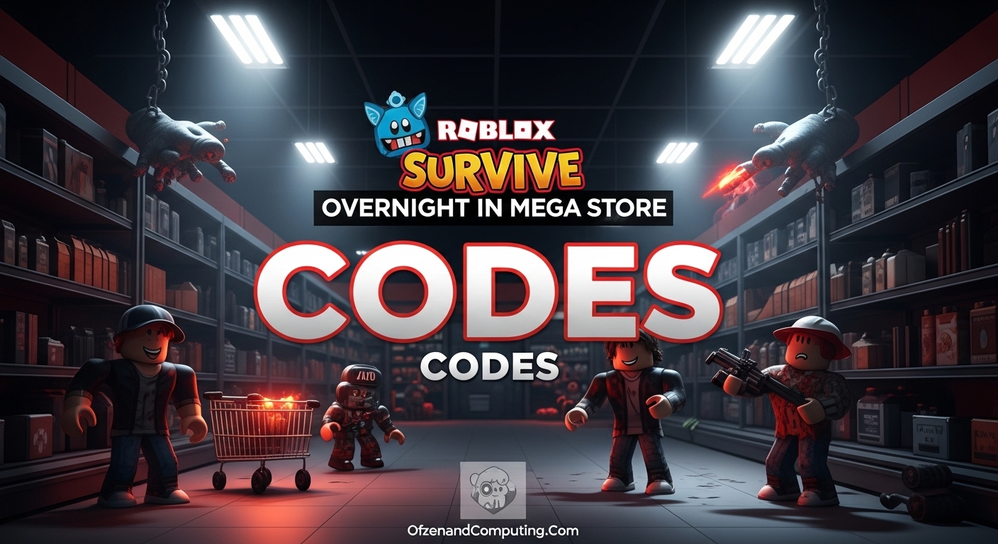Roblox Survive Overnight in a Mega Store Codes