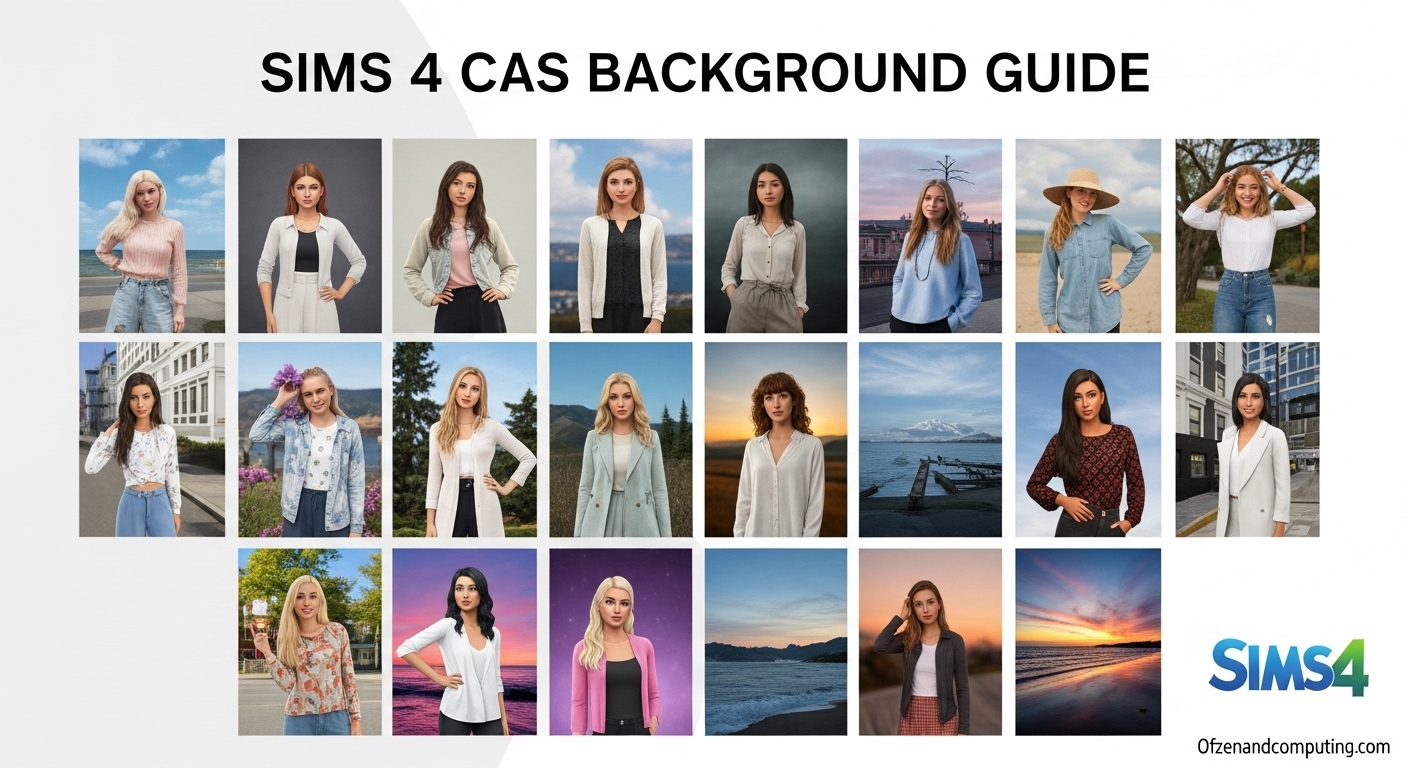 Sims 4 CAS Background Guide