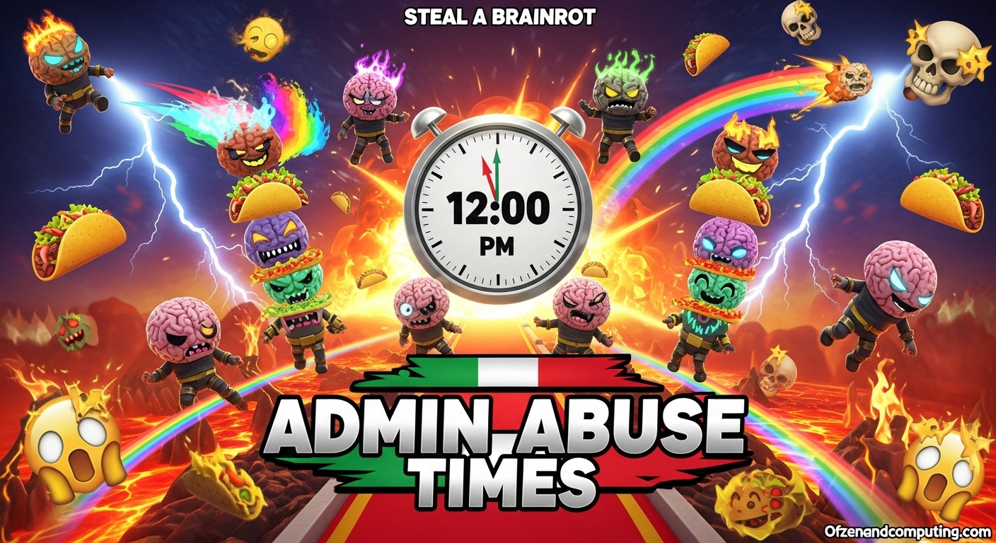Steal a Brainrot Admin Abuse Times