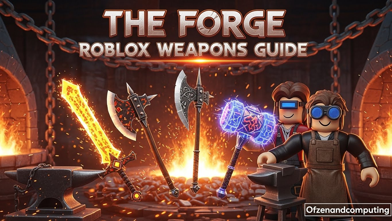 The Forge Roblox Weapons Guide