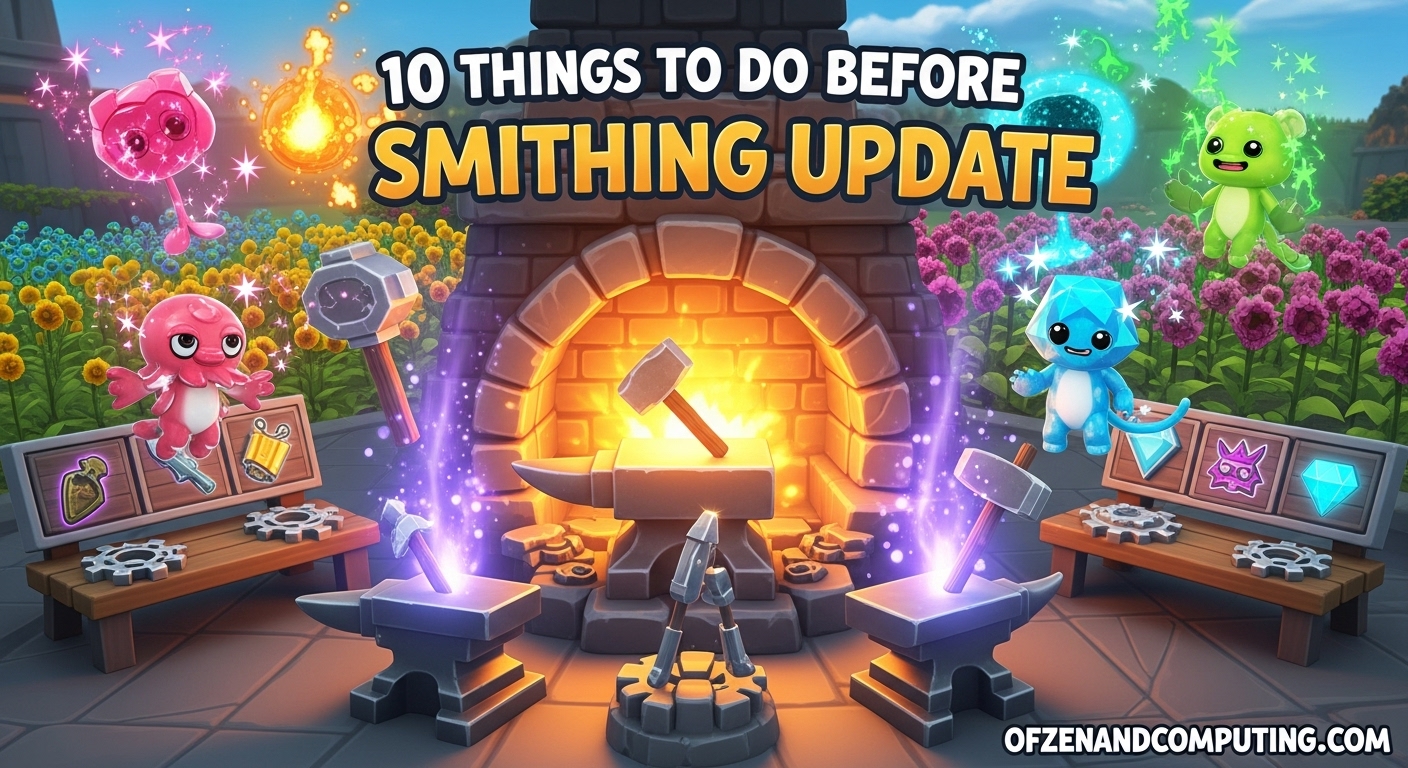 Things Before Smithing Update Grow a Garden