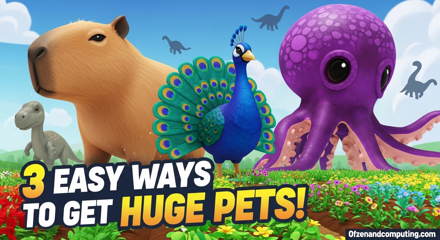 Ways to Get Easy Huge Pets in Grow a Garden