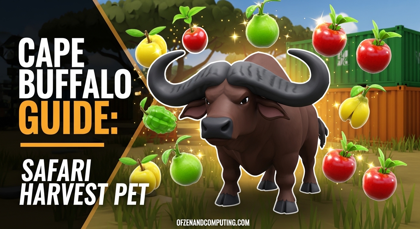 What Does a Cape Buffalo Do in Grow a Garden