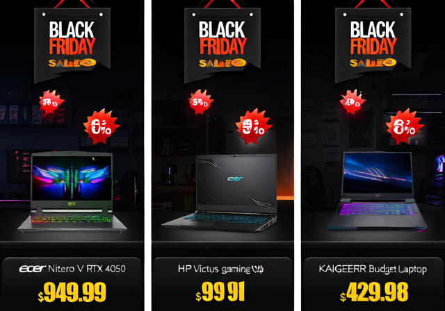 Best Black Friday Gaming Laptop Deals Under $1000 [cy]: 12 Models Tested - OfzenAndComputing