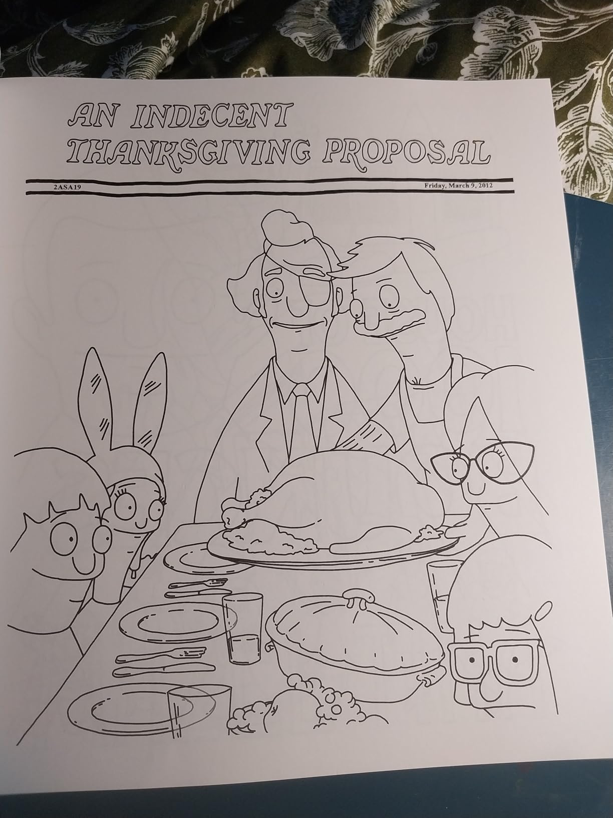The Official Bob's Burgers Coloring Book - Customer Photo 0