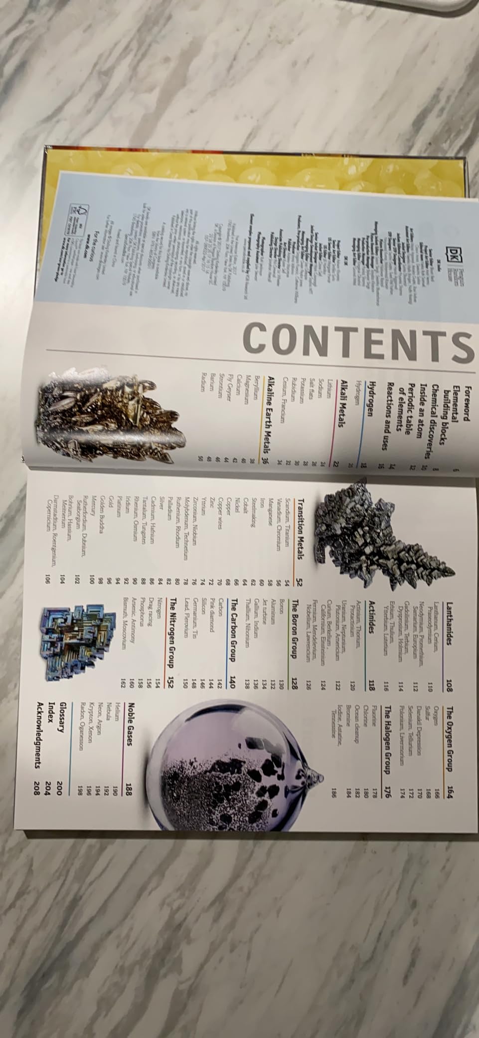 The Elements Book: A Visual Encyclopedia of the Periodic Table (DK Our World in Pictures) - Customer Photo 0