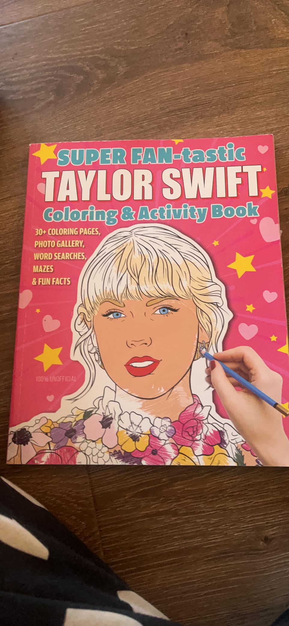 SUPER FAN-tastic Taylor Swift Coloring & Activity Book: 30+ Coloring Pages, Photo Gallery, Word Searches, Mazes, & Fun Facts (Design Originals) For Swifties of All Ages - Perforated Pages - Customer Photo 1