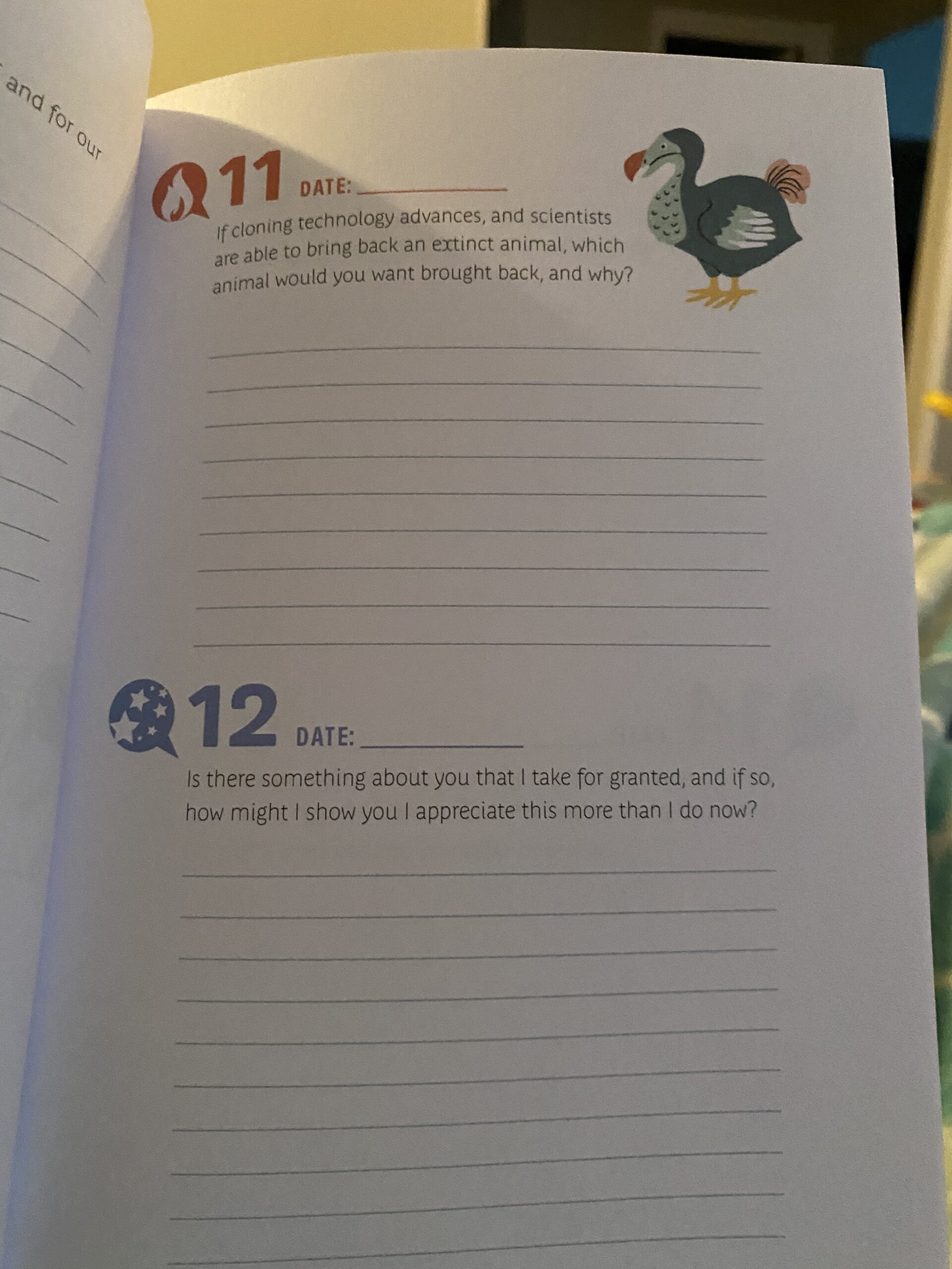 A Year of Us: A Couple's Journal: One Question a Day to Spark Fun and Meaningful Conversations (Question a Day Couple's Journal) Customer Review A Year of Us: A Couple's Journal: One Question a Day to Spark Fun and Meaningful Conversations (Question a Day Couple's Journal) - Customer Photo 2
