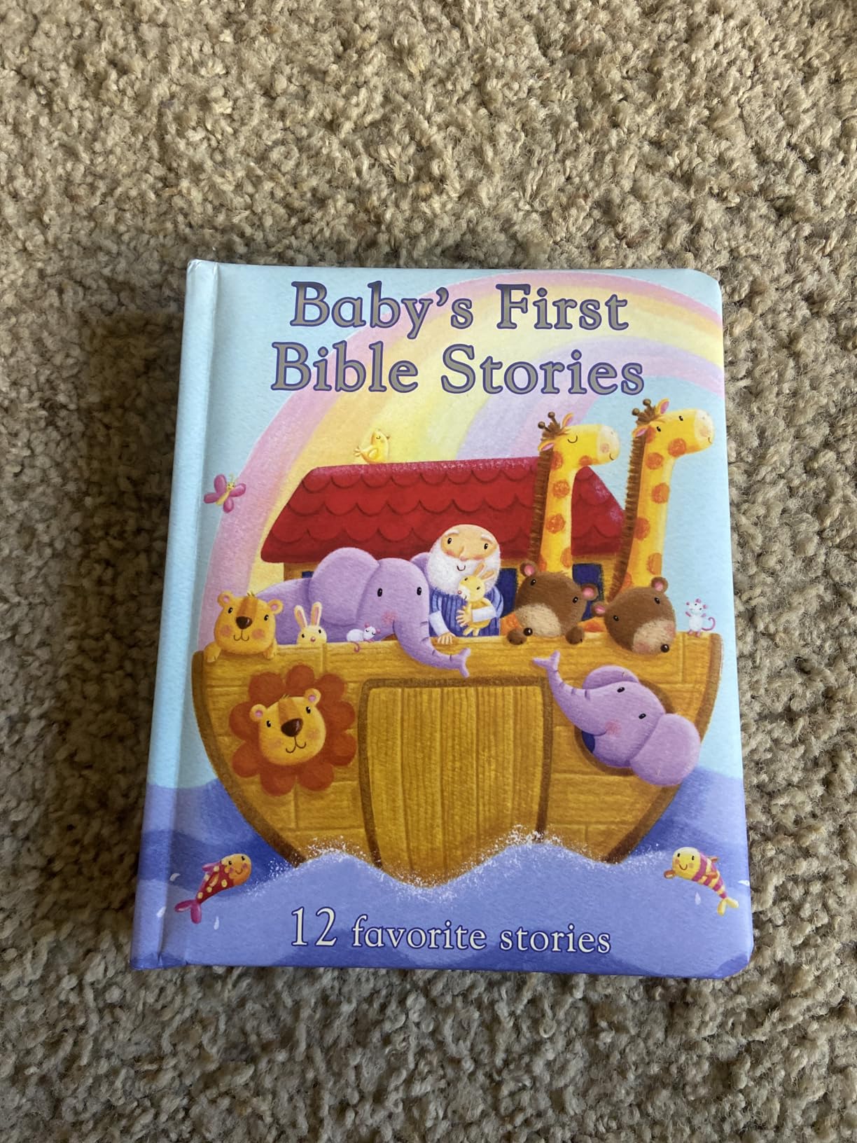 Baby's First Bible Stories Padded Board Book - Gift for Easter, Christmas, Communions, Newborns, Birthdays, Beginner Bible - Customer Photo 2