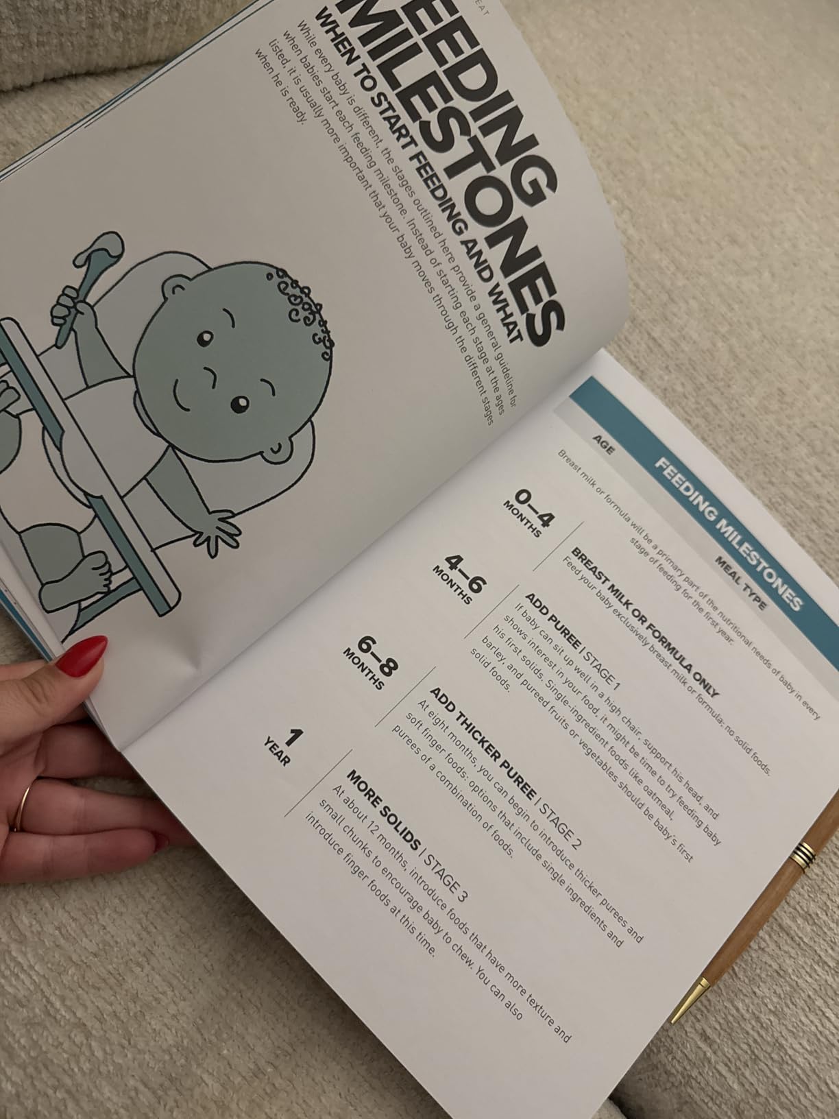 The Simplest Baby Book in the World: The Illustrated, Grab-and-Do Guide for a Healthy, Happy Baby - Customer Photo 2