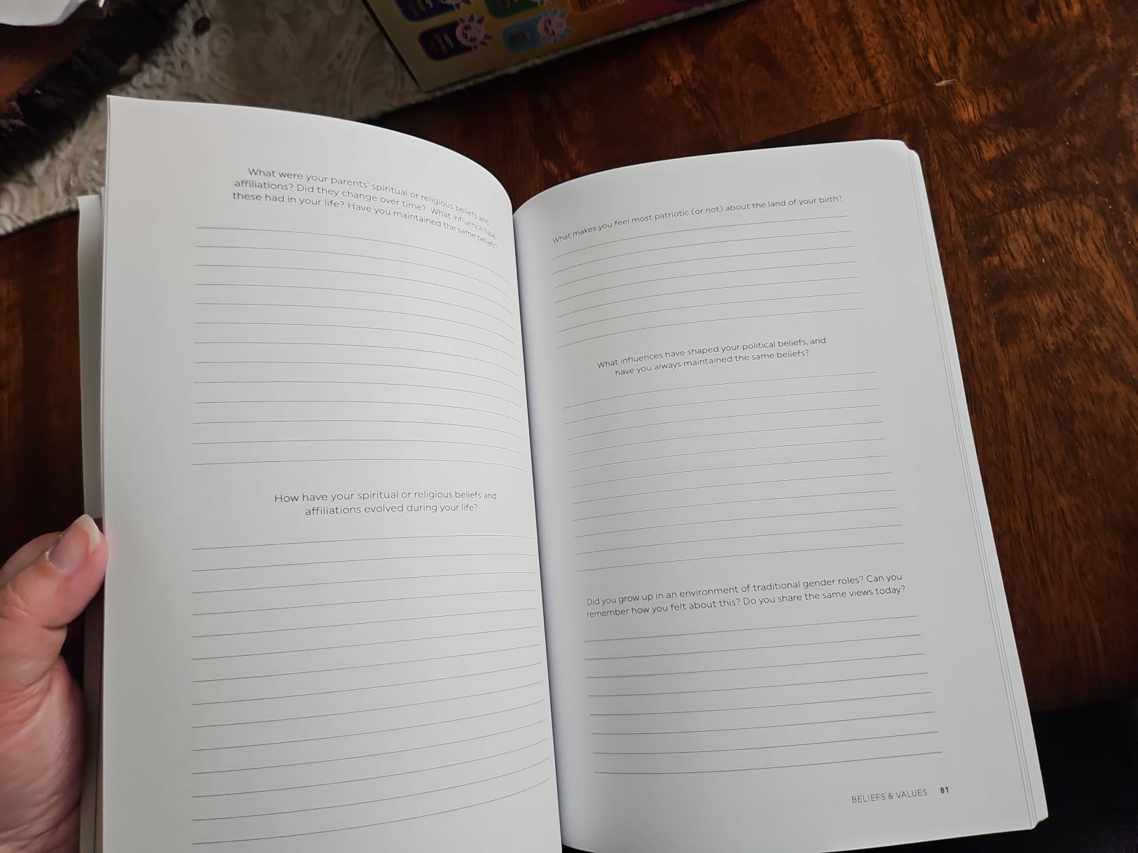 Tell Me Your Life Story, Grandpa: A Grandfather's Guided Journal and Memory Keepsake Book (Tell Me Your Life Story® Series Books) - Customer Photo 2