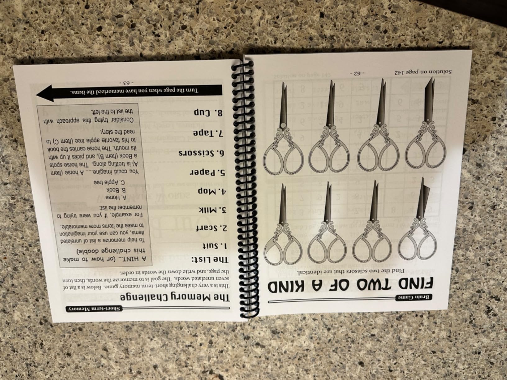 The Easy and Relaxing Memory Activity Book for Adults: Includes Relaxing Memory Activities, Easy Puzzles, Brain Games and More - Customer Photo 2