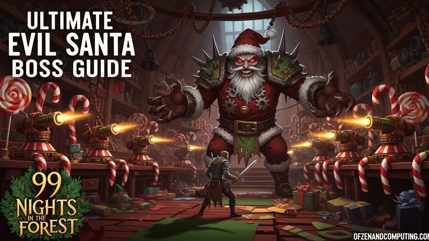 99 Nights in The Forest Evil Santa Boss