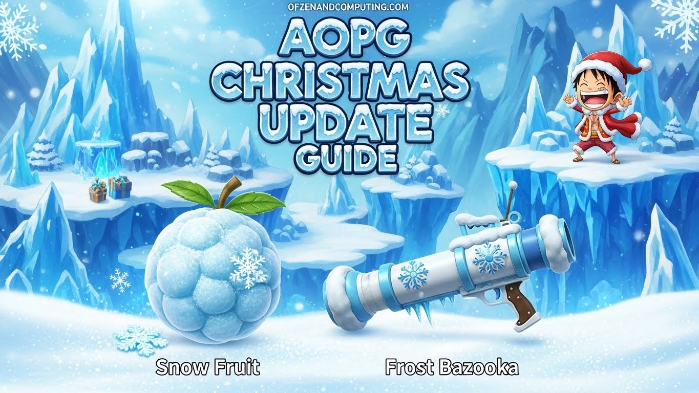 AOPG Christmas Update Part 1 Guide