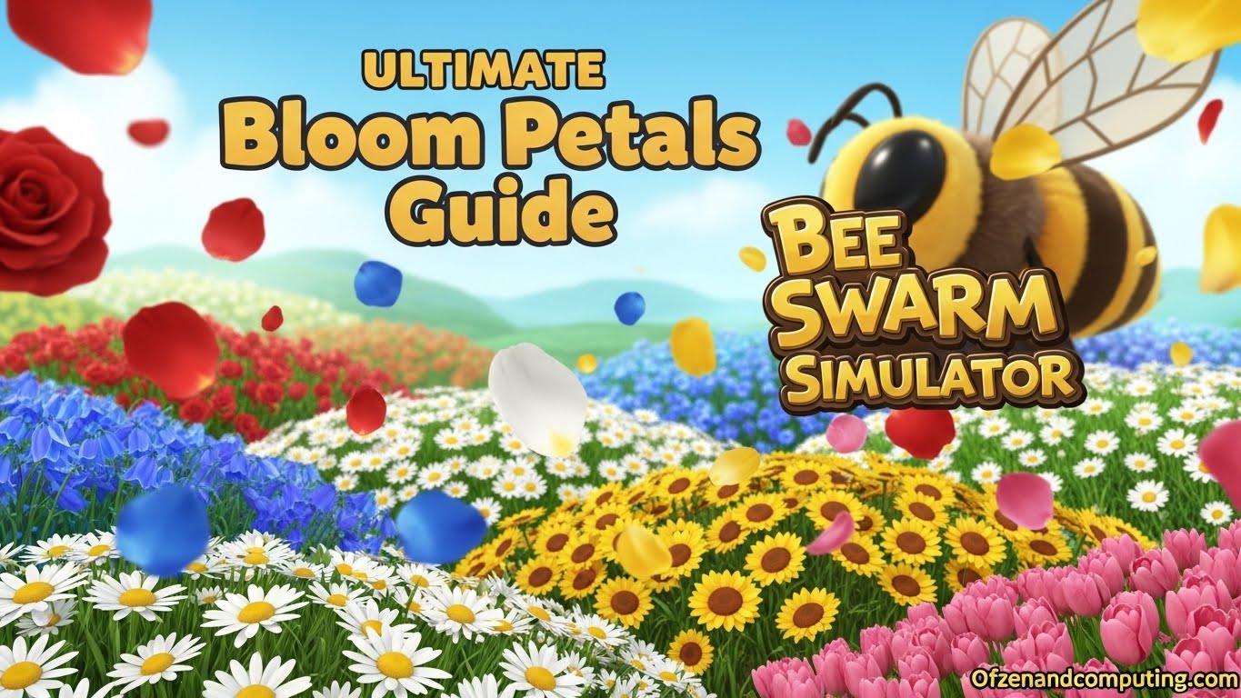 All Bloom Petals Locations Bee Swarm Simulator