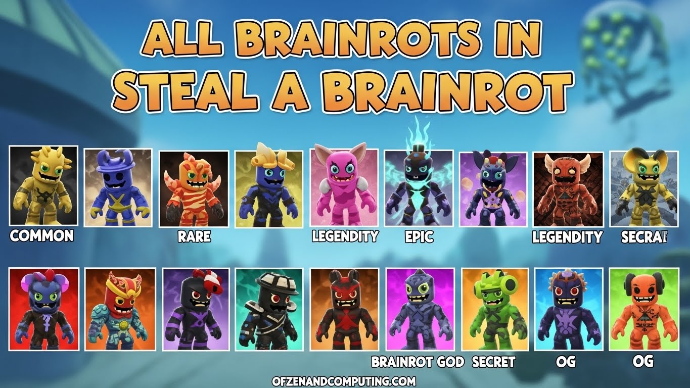 All Brainrots in Steal a Brainrot