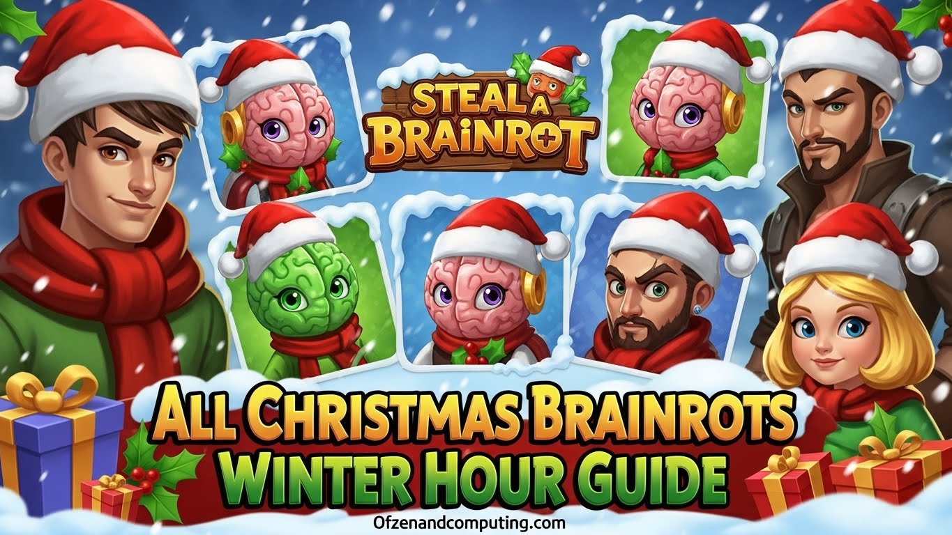 All Christmas Brainrots in Steal a Brainrot Winter Hour Event