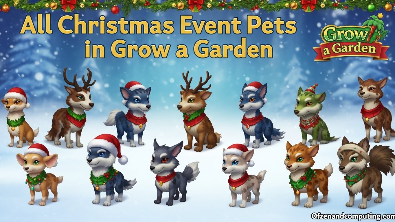 All Christmas Event Pets in Grow a Garden