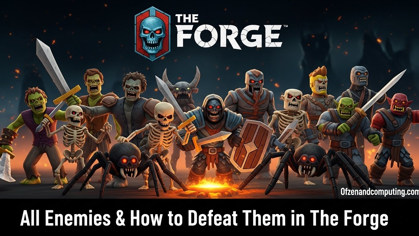 All Enemies & How to Defeat Them in The Forge