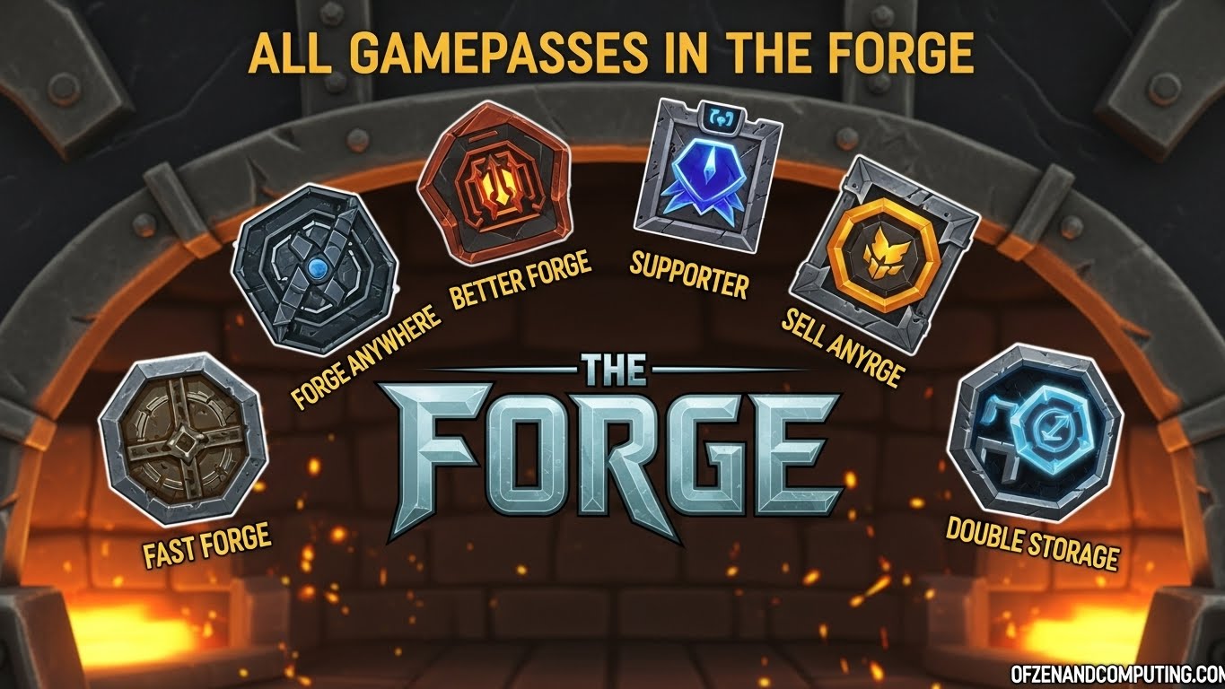 All Gamepasses in The Forge
