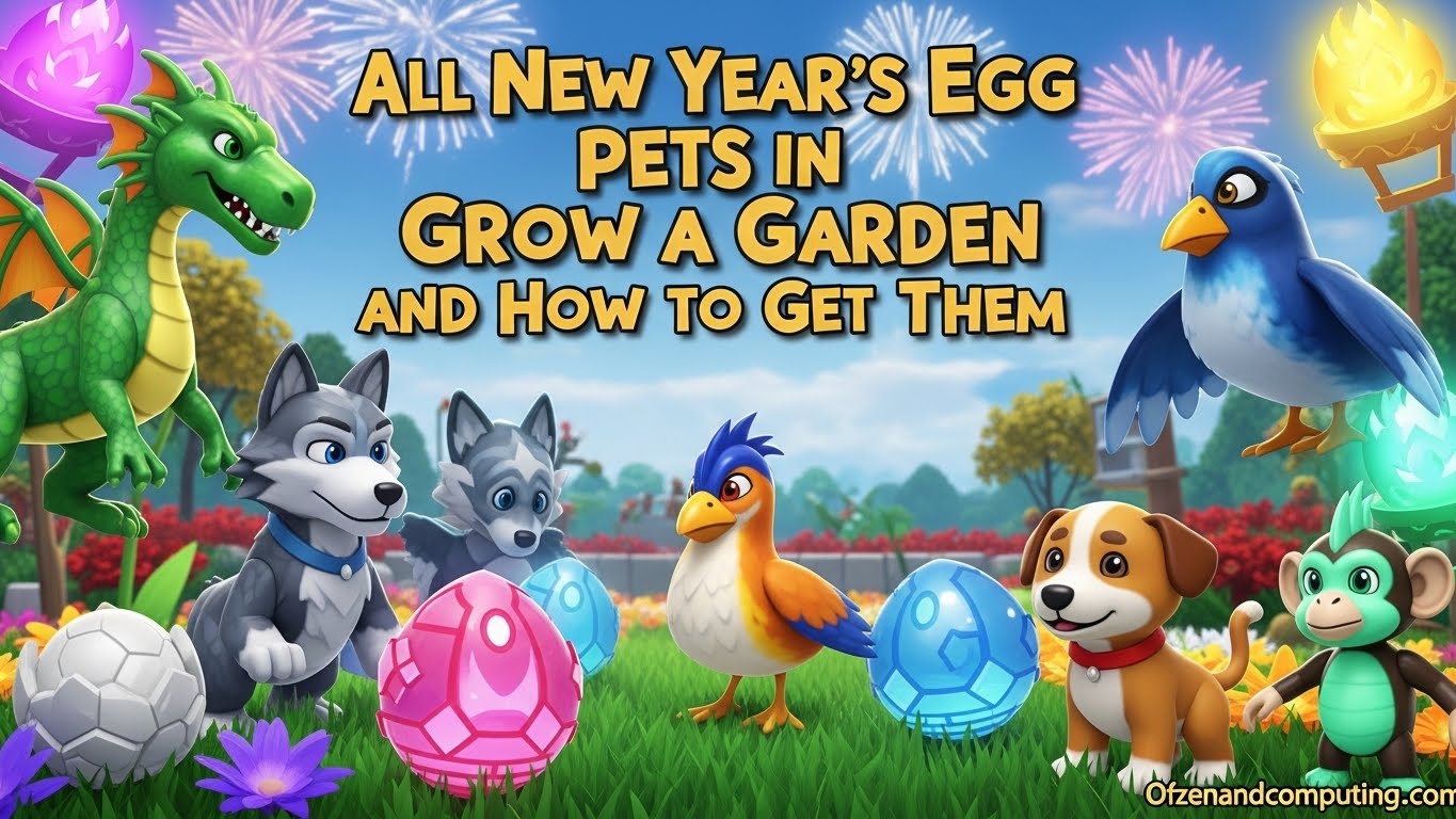 All Grow a Garden New Year Pets How to Get
