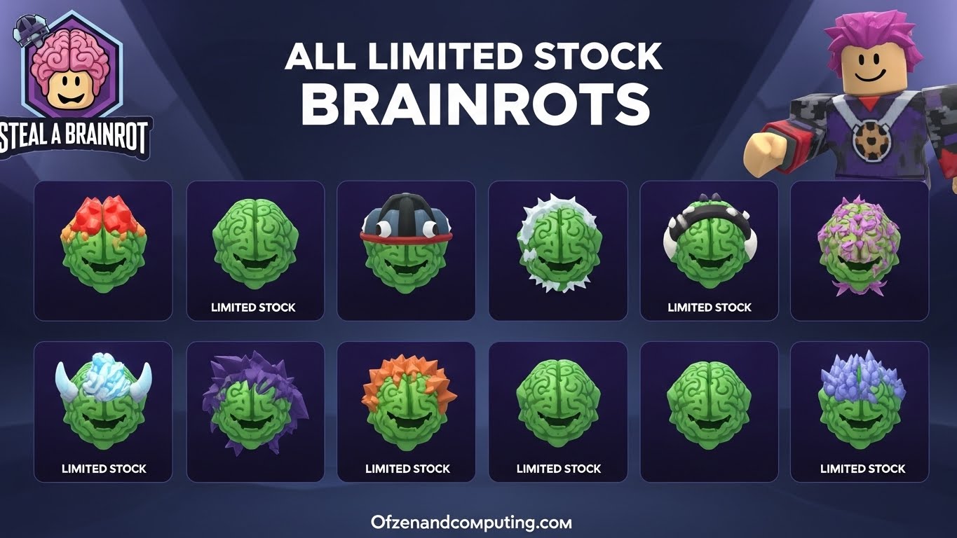 All Limited Stock Brainrots Guide