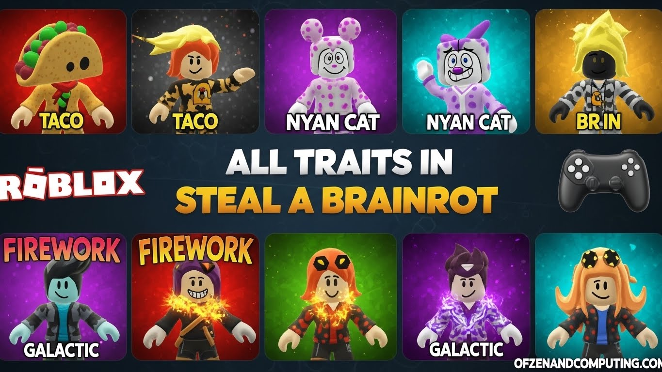 All Traits in Steal a Brainrot and How to Get Them