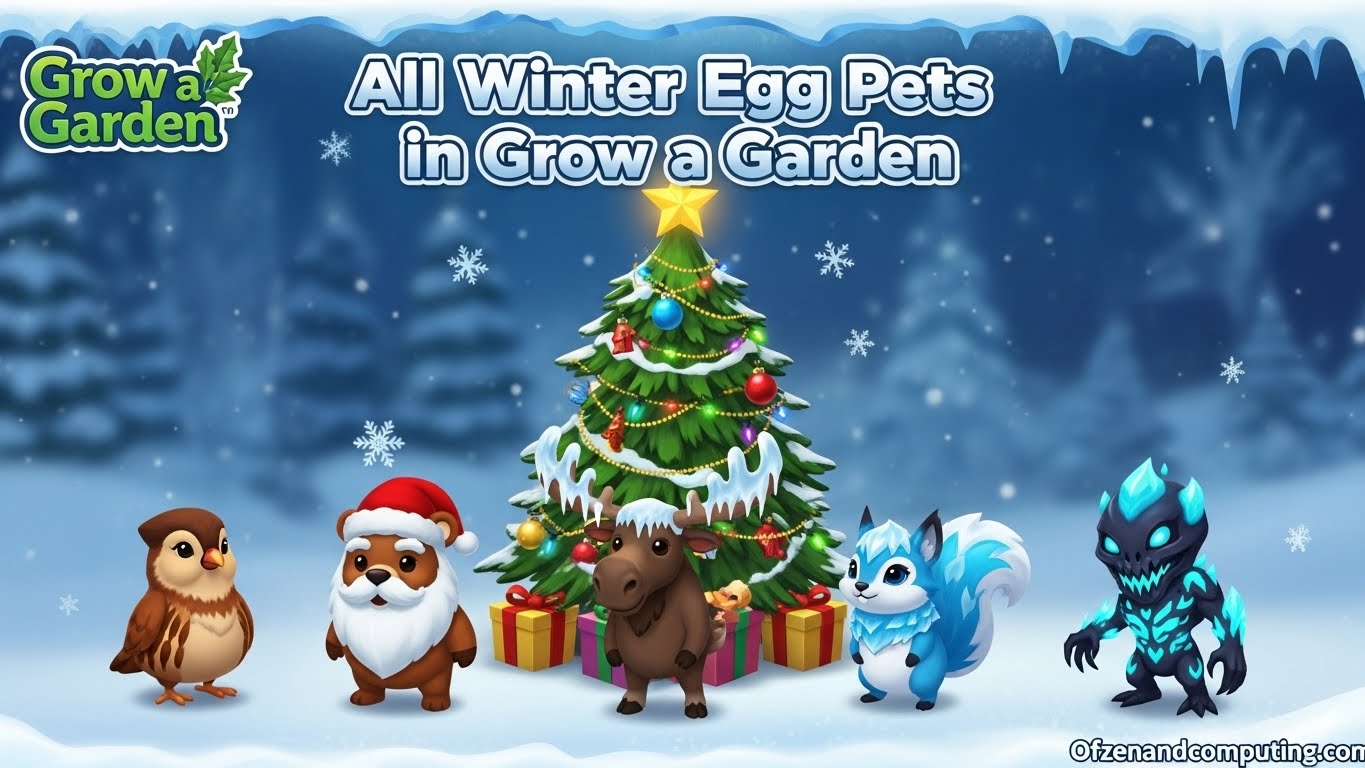 All Winter Egg Pets in Grow a Garden