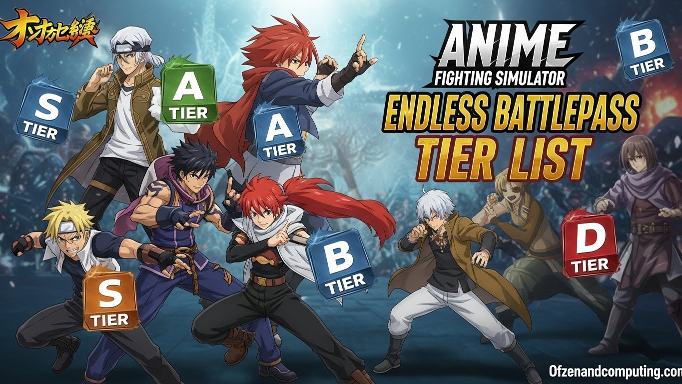 Anime Fighting Simulator Endless Battlepass Tier List