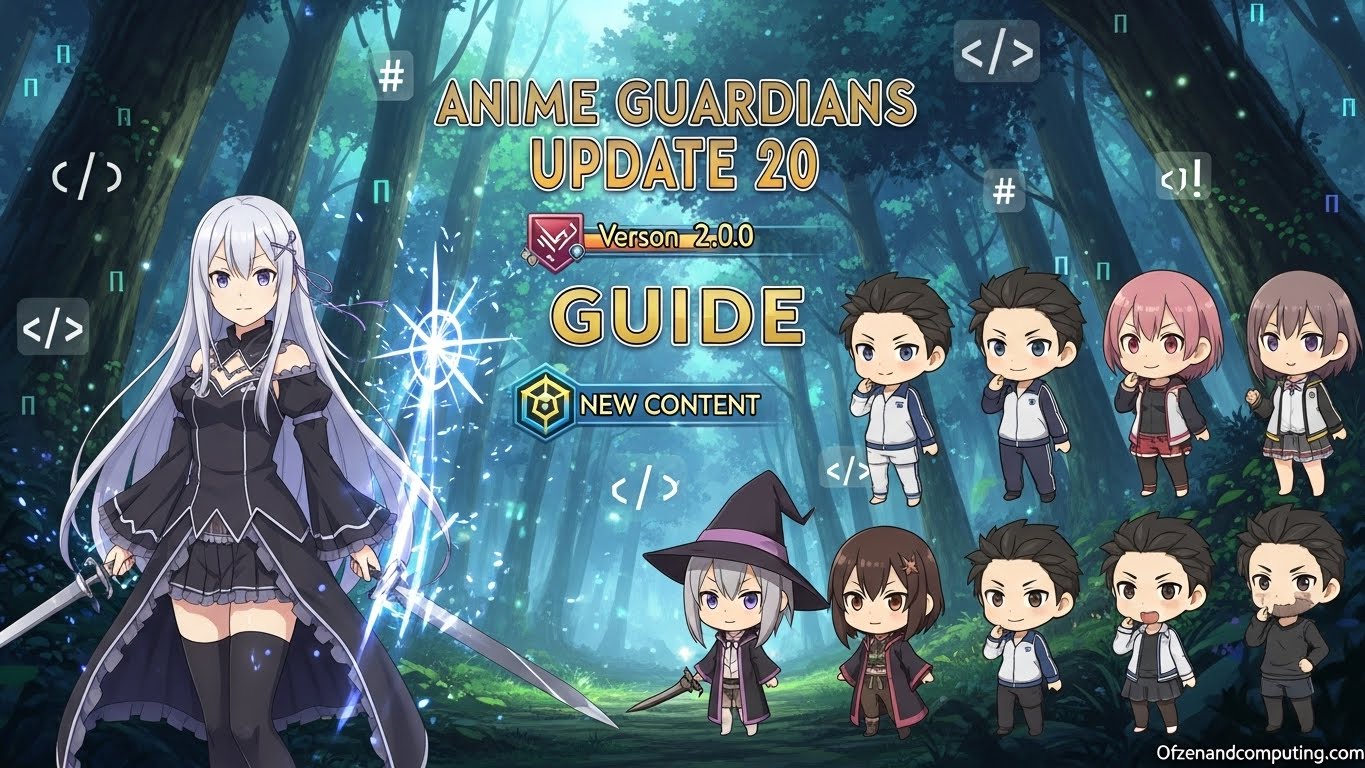 Anime Guardians Update 20 Guide