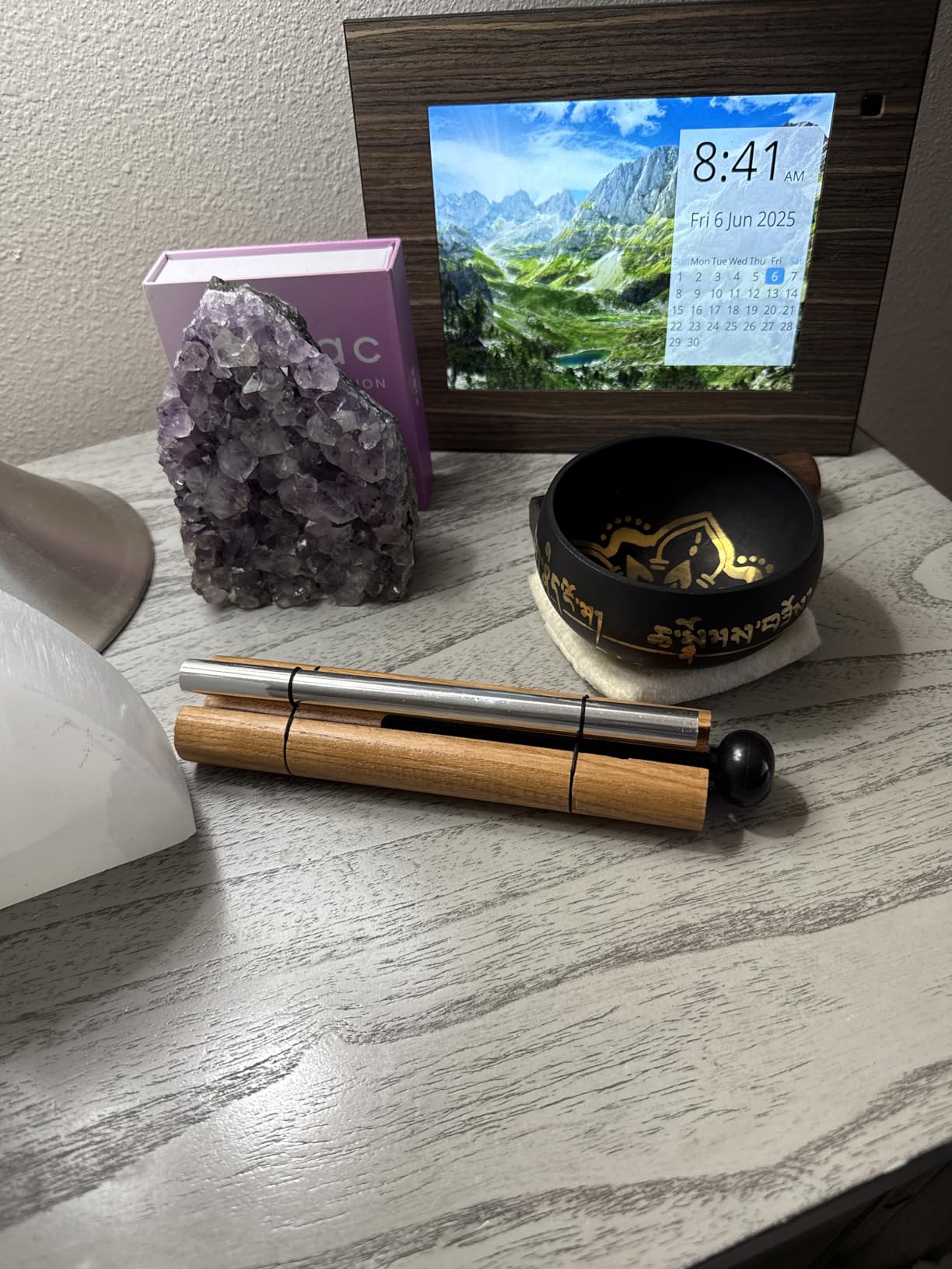 Woodstock Wind Chimes Zenergy Solo Hand Chime, Silver (7