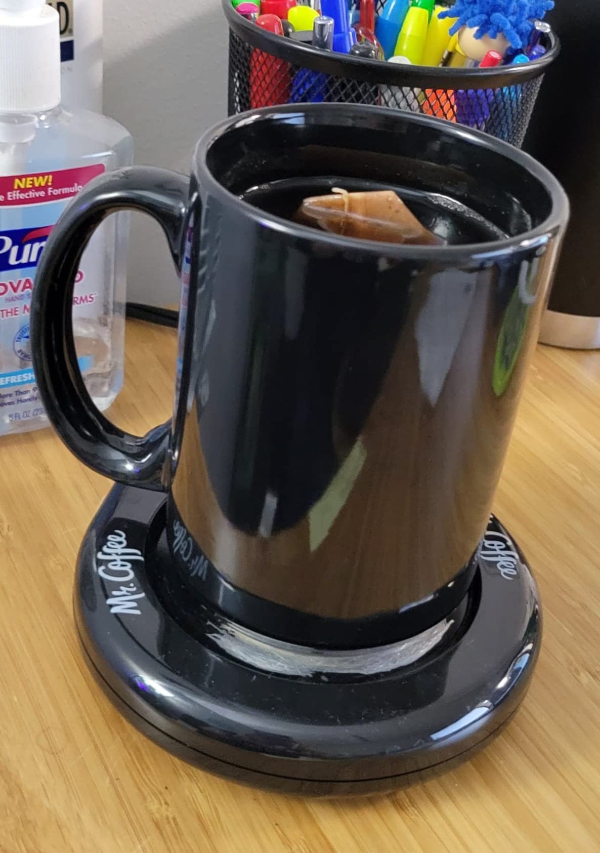 Mr. Coffee Mug Warmer for Coffee and Tea Portable Cup Warmer for Travel Office Desks and Home Black | Gifts for Teachers customer photo 2