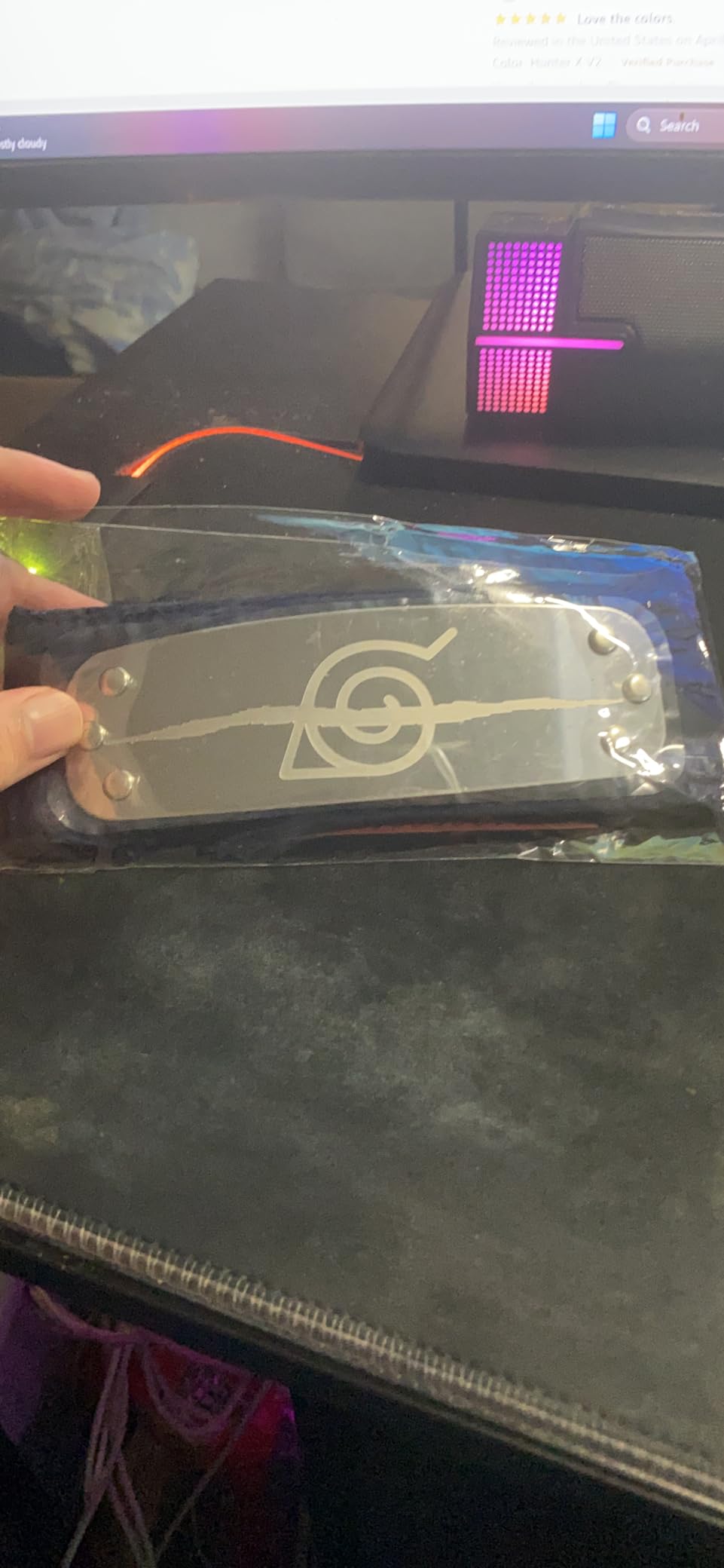 Naruto Anti Leaf Village Headband - Customer Photo 4