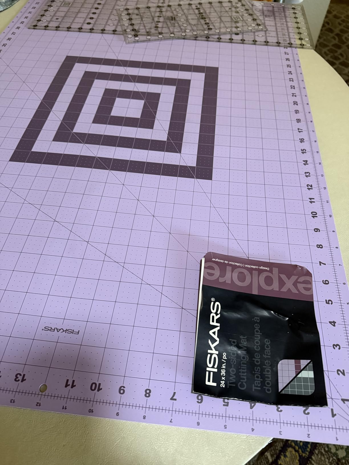 Fiskars Self Healing Cutting Mat for Quilting, Arts and Crafts, 24