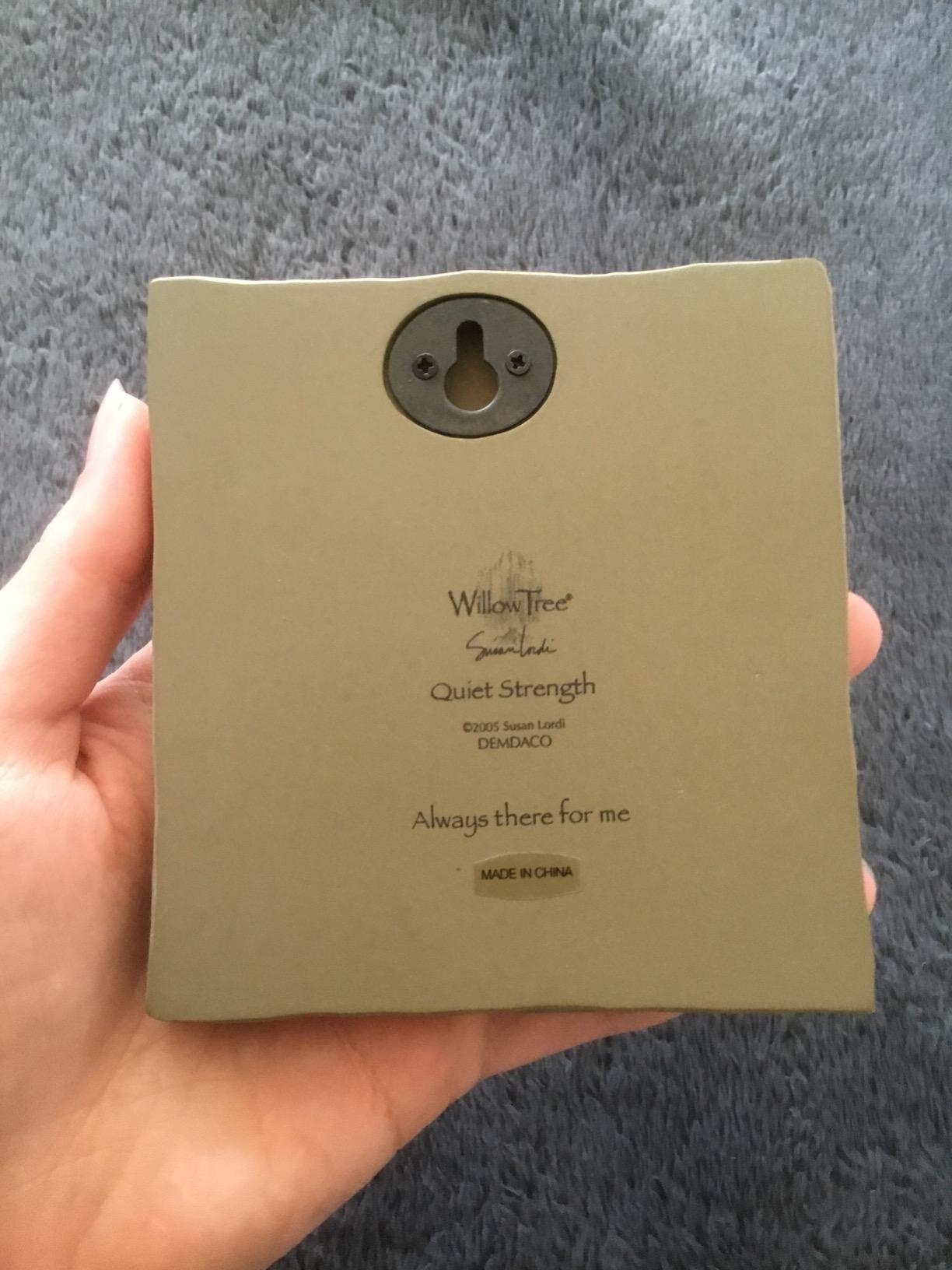 Willow Tree Quiet Strength, Always There for me, Expression of Friendship and Love Between Girls and Horses, Sculpted Hand-Painted Bas Relief Wall Plaque - Customer Photo 2